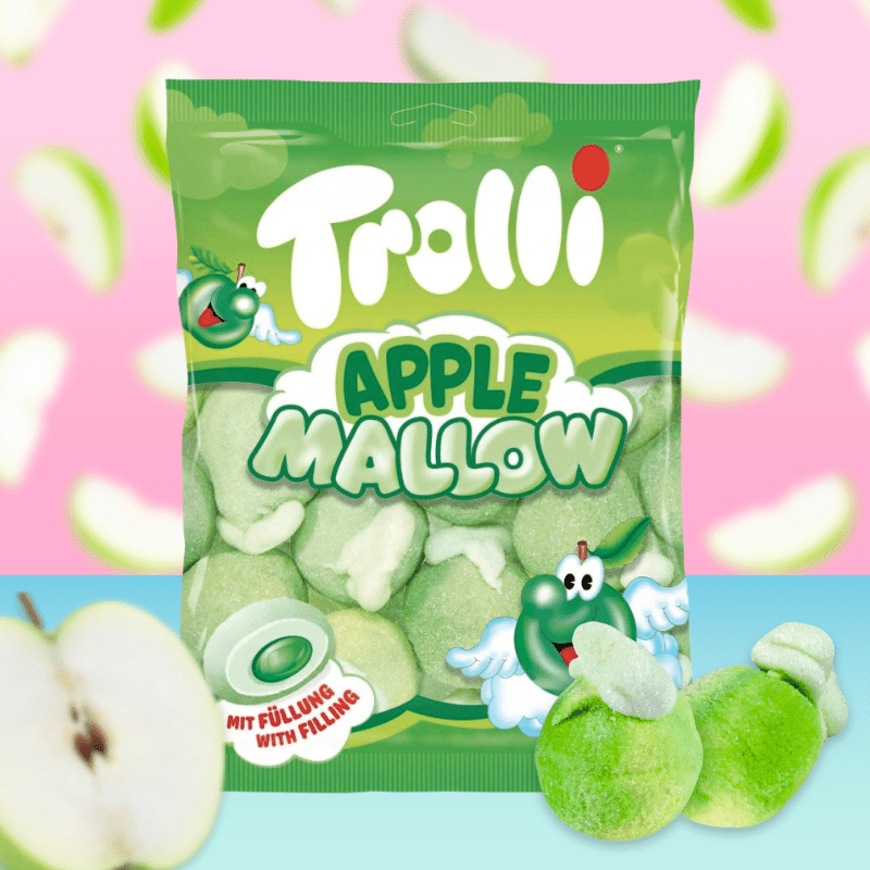 Guimauve pomme Trolli (lot de 4 )