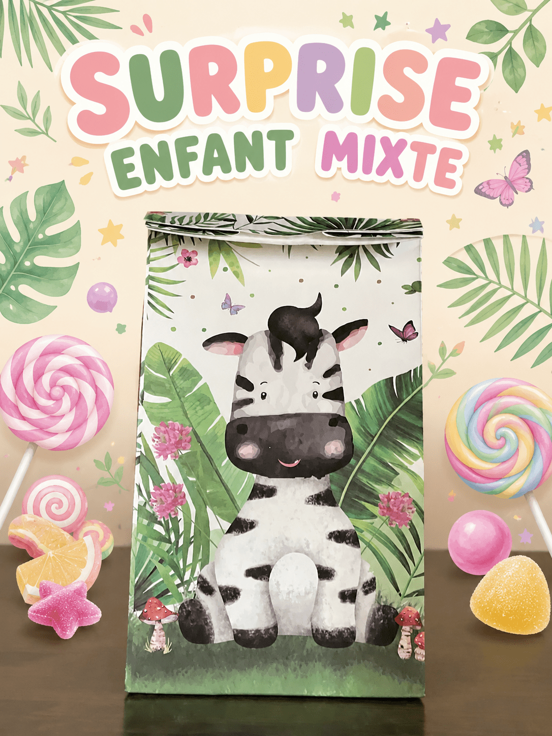petite pochette surprise enfants mixte ( ZEBRE)